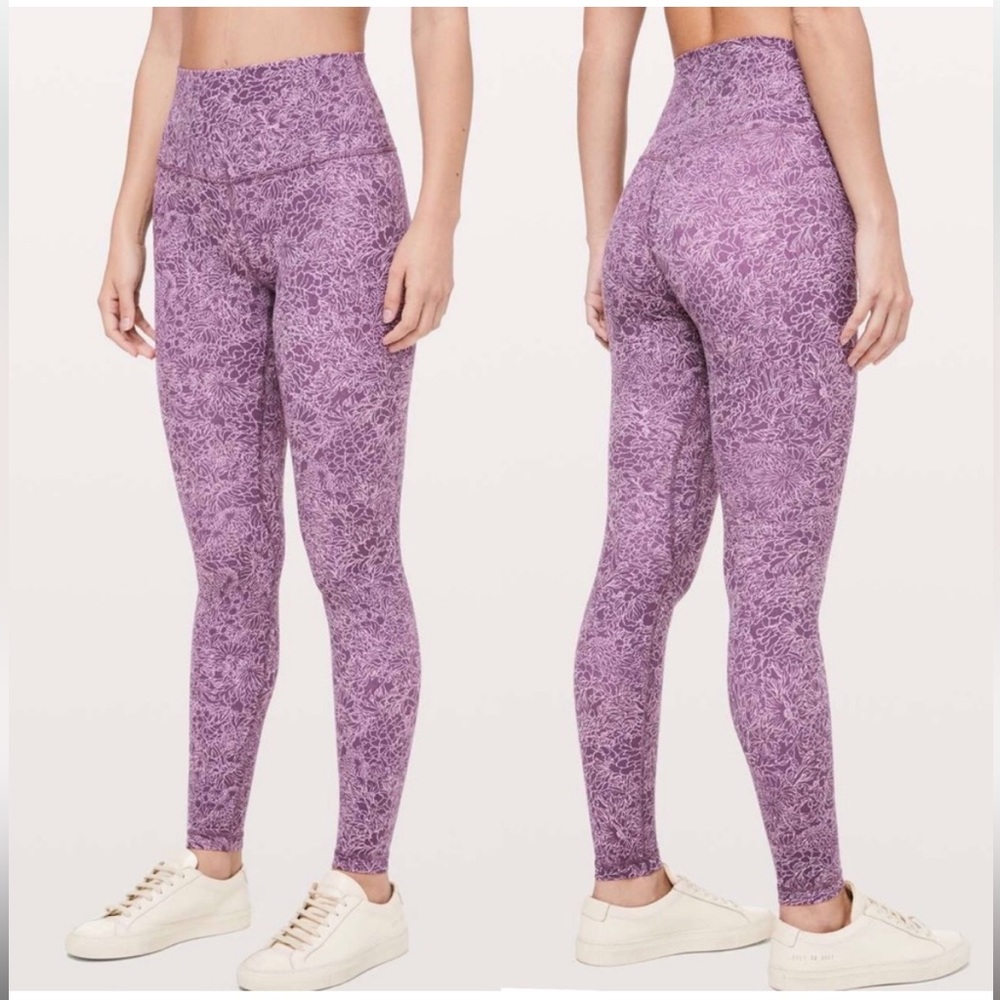 Lululemon Align Pant II *25" Arabesque Antoinette Smoky Quartz size 2